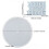 Large Round Clock Silicone Mold Kit for DIY Decor, 37mm Shape 2