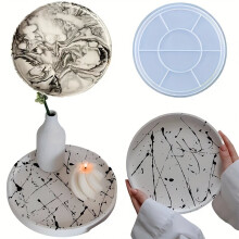 Moule rond en silicone fait main