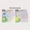 Multiple learning number writing exercise book for children., Letter*3+Number*3 1