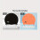 1 Stück Silikon-Badekappe, universell wasserdicht, Schwarz*2 + Orange*2 1