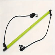 1pc Multifunktionaler Pilates-Fitnessstab, Tragbares Pilates-Gerät., Grün A