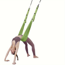 1 Stück Aerial Yoga Gürtel Pilates Hängematte für Flexibilität, Grün
