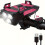 LED-fietslamp, heldere, oplaadbare USB-waterlamp, rood 2