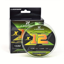 LEOFISHING 1pc 12X PE geflochtene Schnur, Anti-Reibung, Angelzubehör, 150m/300m, #1.5