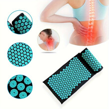Yogamatten-Set aus Baumwolle mit Tragetasche.