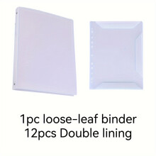 Notenhefter A4 mit 12 auswechselbaren Blättern und farbigem Kunststoffdeckel, Lila