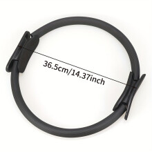 Yoga Pilates Stretching Circle für Body Shaping, Schwarz