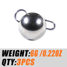 B&U Tungsten Rocker Head – Deep Water Soft Bait Gewicht., 6G