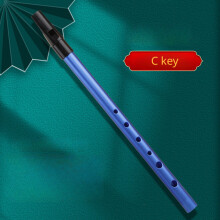 1 Stück Irish Whistle C- und D-Klarinette, 6-Loch-Flöte, Blau
