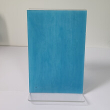 3ks 10x15cm farebný textúrovaný priehľadný sklenený panel, GP08 3ks