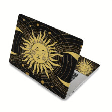 Lepiaci vinylový kryt na notebook 12-15,6, Zlaté slnko