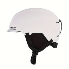 Casco da sci per ragazzi e adulti, custodia protettiva, bianco