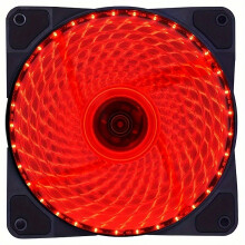 12CM RGB LED PWM Cooling Fan 12V for Computer, 33 Red Lights