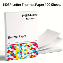 100/200 listový listový papier pre termotlačiareň M08F, termopapier | 200 listov