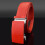 Cinturón de hombre con hebilla automática de moda, color rojo 2