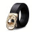 Cinto masculino universal com fivela automática para uso profissional e cotidiano., Dourado 2