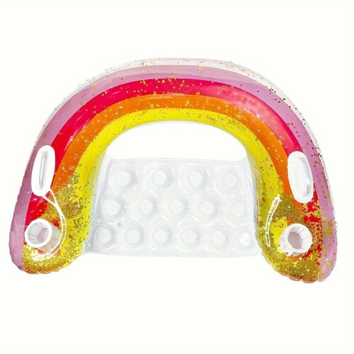 1 pc. Thickened Sequined Water Floating Chair, Colorful