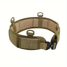 MOLLE Quick Release Belt, Outdoor Monikäyttöinen Nylon Belt, Khaki
