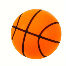 Superleiser gestreifter Basketball der 4. Generation – strapazierfähiges TPU-Material, perfekt für Outdoor-Sportarten.,【Orange】Nr.