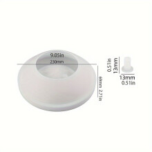 Stampo in silicone per decorazioni a forma di ciotola rotonda irregolare. Stampo in silicone per decorazioni a
