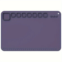 Tappetino da disegno in silicone, tappetino da lavoro facile da pulire, viola