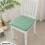 Cuscino per sedia in lino spesso combinato 2 pezzi, 4 pezzi, 6 pezzi, arancione, verde A 1