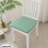 Cuscino per sedia in lino spesso combinato 2 pezzi, 4 pezzi, 6 pezzi, arancione, verde A 2