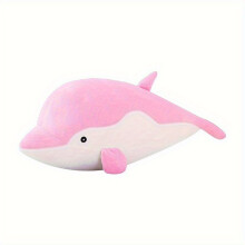 Dolphin pehmolelu lasten tyynylle., Pinkki