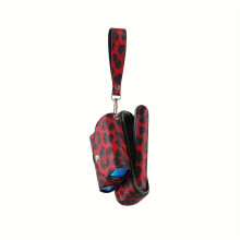 1 custodia in pelle IQOS ILUMA alla moda, 12 colori, rosso leopardo