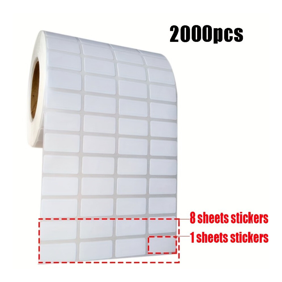 Étiquettes adhésives de 300/500/1000/2000 pièces, marqueurs de différence 0,99  2,01 cm, 2000 étiquettes carrées