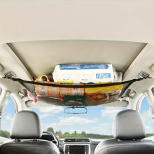 Organizador de malha expansível para teto de SUV - Malha multicamadas durável para viagens.