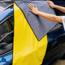 Toalha de microfibra de 50cm x 100cm para cuidados com o carro
