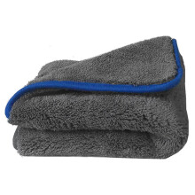Toalha de microfibra para lavagem de carros 1200GSM 40x40cm, azul, 1 peça