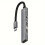 4-in-1 Type-C Erweiterungsdock mit USB-Adapter, grau 2