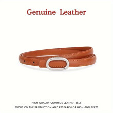 Ceintures en cuir pour femmes - styles décontractés et festifs., Boucle orange-argent
