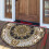 Tapete Boho Mandala Azul Dourado Meio Redondo - Antiderrapante, 19 * 31 polegadas / 50 * 80 cm 1