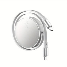 240W USB-C Teleskop-Schnellladekabel mit Aufbewahrung