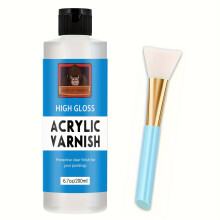 Akrylový lak na ochranu vysokého lesku, 190 ml.