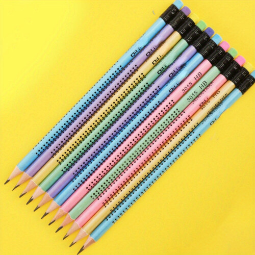 30/60 pezzi Matite HB, con gomme sulla parte superiore, 30 pezzi