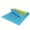 172.72cm x 60.96cm Non-Slip Patterned Yoga Mat, Teal 2