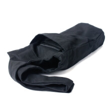 Modischer Rucksack aus Segeltuch für Yogamatten, bequemes Ein-Schulter-Design, Schwarz