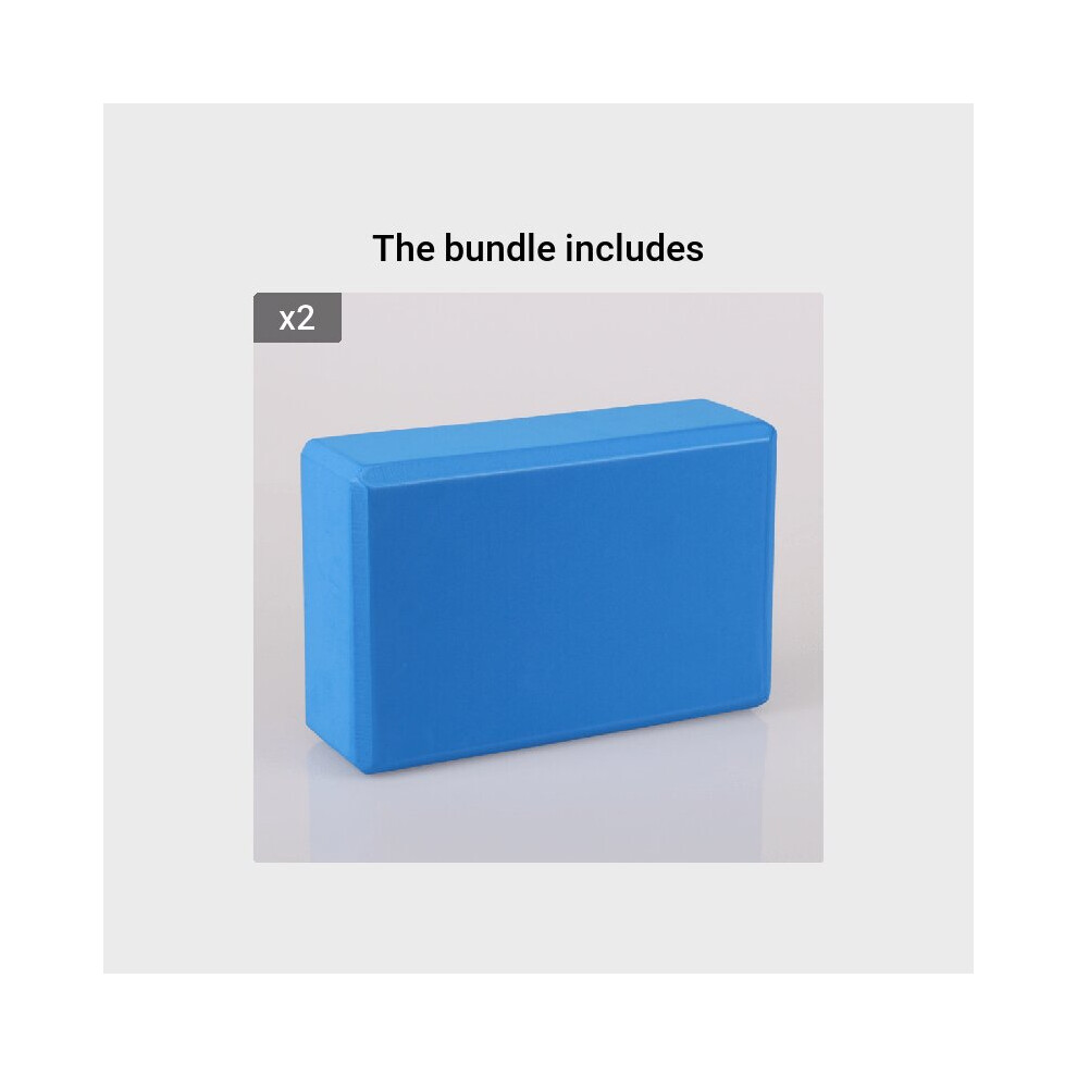 Cône de yoga haute densité pour presse à jambes, bleu foncé*2
