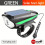 Luz frontal de bicicleta com carga solar e sinal., Verde 2