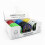 12 pcs. 60mm plastic three layer herb grinder 2