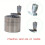 Creative manual 4-layer spice grinder., Gray/1PC 1