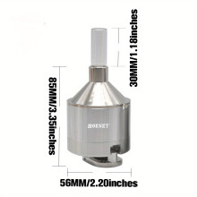 Macinacaffè manuale in metallo per macinare spezie ed erbe aromatiche, 56 mm