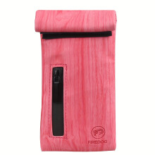Odor-proof bag with zipper for storing herbs., PU pink