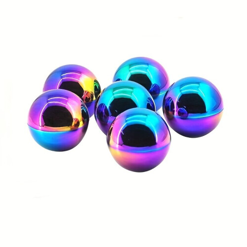 1pc Ball Shape Rainbow Spice Grinder