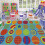 Multicolor Patterned Seating Carpet 24 Seater., 70.8 * 98.5 inch / 180 * 250 cm 1