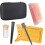 Custodia portatile in bambù con accessori, 10 coni, rosa 2